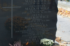 grób Ireny Malkiewicz na Starych Powązkach w Warszawie