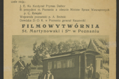 program kinowy, strona 1 / źródło: POLONA