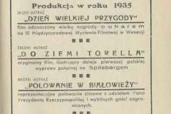 „Kalendarz Wiadomości Filmowych 1936”