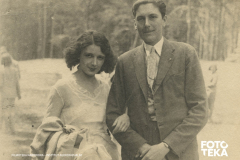 Betty Amann, Rudolf Ohlschmidt podczas realizacji filmu „Niebezpieczny romans” (1930)