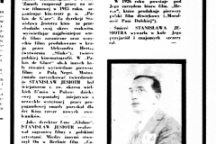 pożegnanie Stanisława Jesiotra / „Wiadomości Filmowe” 1937, nr 15 (1 sierpnia )