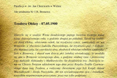 metryka urodzenia Toli Mankiewiczówny