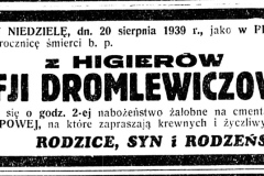 „Nasz Przegląd ” 19 sierpnia 1939 roku, nr 231 