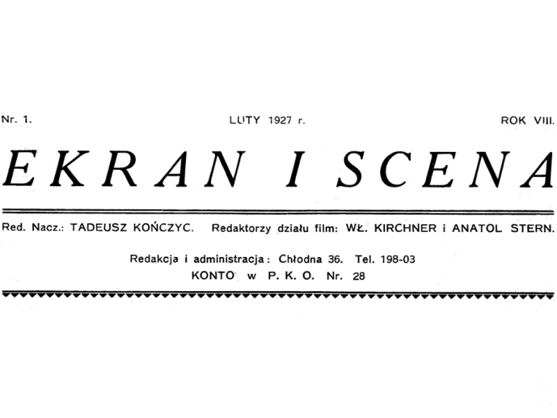 Warszawa, ul. Chłodna 36 (Ekran i scena)