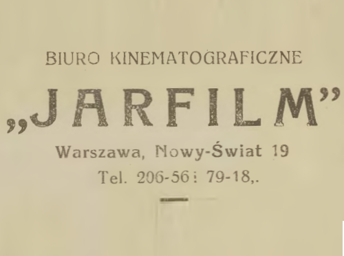 Warszawa, ul. Nowy Świat 19 (Jarfilm)