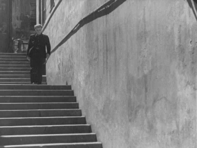 Warszawa, ul. Celna, schody (Za zasłoną)