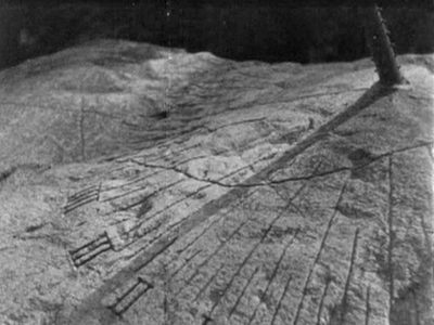 Warszawa, Łazienki Królewskie, Głaz Jastrzębowskiego (Młody las)