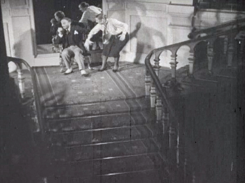 Warszawa, ul. Marszałkowska 150, klatka schodowa Domu Mody Hersego (Jego ekscelencja subiekt)