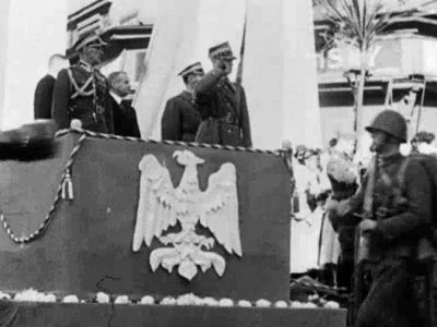 Wódz Naczelny marszałek Śmigły-Rydz za Zaolziu