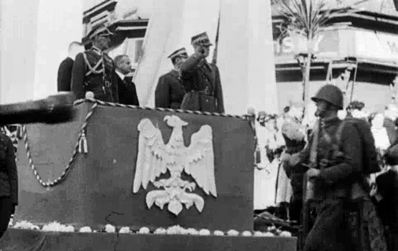 Wódz Naczelny marszałek Śmigły-Rydz za Zaolziu