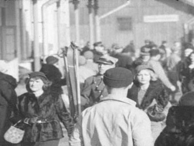 Zakopane, stacja kolejowa (Biały ślad)