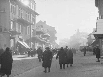 Zakopane, ul. Krupówki (Biały ślad)