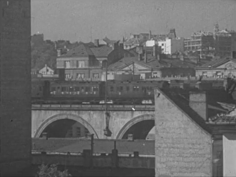 Warszawa, Powiśle, wiadukt kolejowy (Strachy)