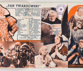 program kinowy (wersja 1) / źródło: Muzeum Kinematografii w Łodzi